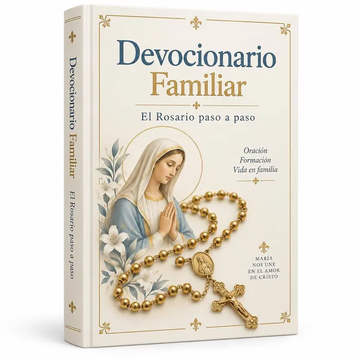 Portada del bono: Devocionario Familiar con el Rosario ilustrado