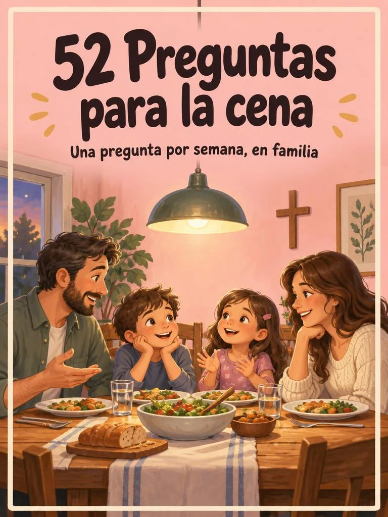 Portada de 52 Preguntas para la cena
