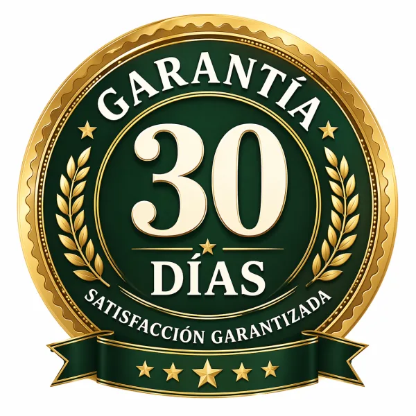 Garantía 30 días devolución total